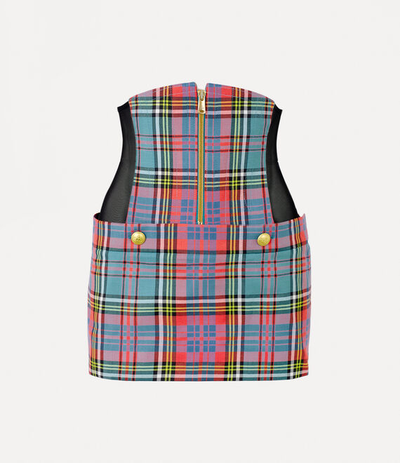 Vivienne Westwood Foam Corset Skirt in tartan